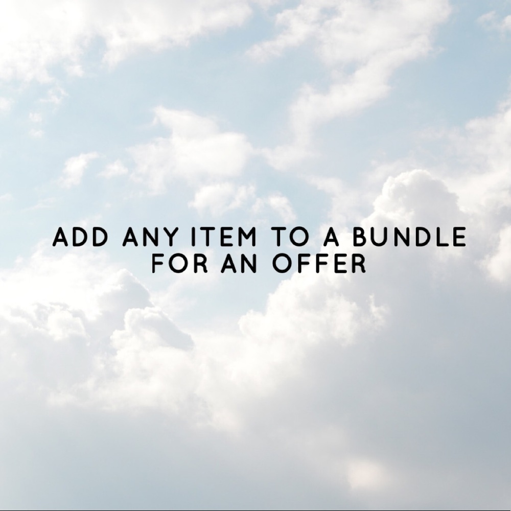 ADD ANY ITEM TO A BUNDLE FOR AN OFFER